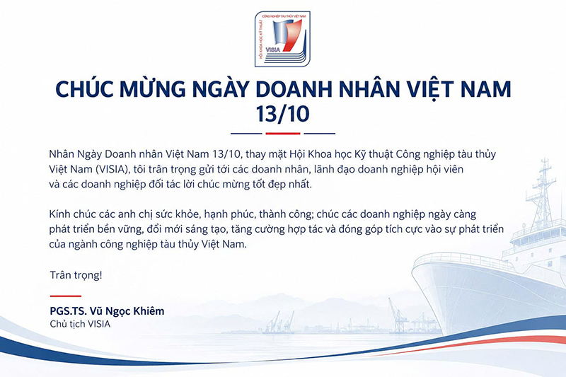 Thư chúc mừng Ngày Doanh nhân Việt Nam 